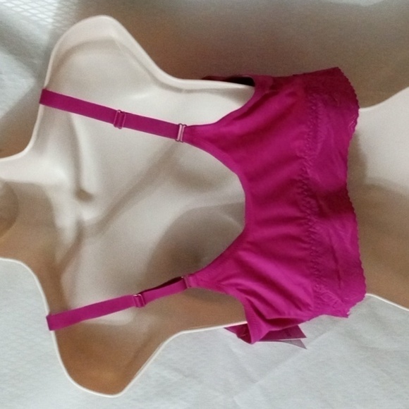Auden Pullover style Bra Size XL Fuchsia NWT - Picture 2 of 7